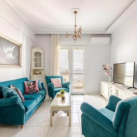 Apartment Vintage Art On The Sea Thessaloniki